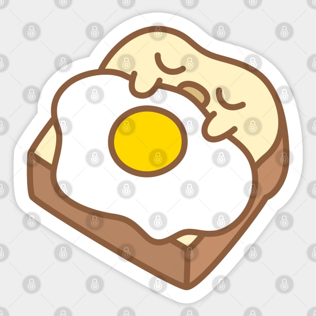 Egg Toast Sticker by Robot Dance Battle